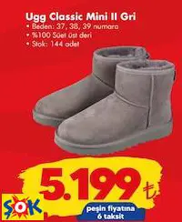 UGG CLASSİC MİNİ II GRİ